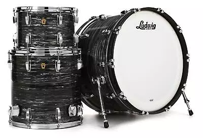 Ludwig Legacy Classic Mahogany Pro Beat Shell Pack - Vintage Black Oyster • $3499