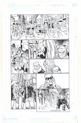 Extraordinary X-Men #4 P.12 - Storm And Old Man Logan Art By Humberto Ramos • $250