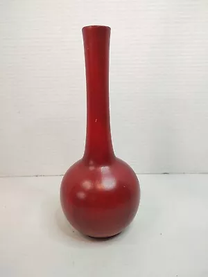 Vintage Royal Haeger Pottery Ceramic Vase R1919 Red Black Two Tone MCM 1950s • $24.99