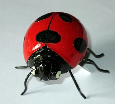 £10.99 • Buy Ladybird Pot Hanger. Hand Painted Ornament To Hang From Rim Of Flowerpots.