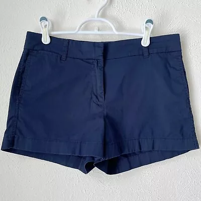 J CREW Shorts Stretch 3  Chino Classic Navy Blue Women's Sz 6 • $15