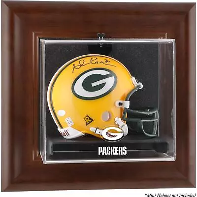 Packers Brown Mini Helmet Display Case - Fanatics • $79.99