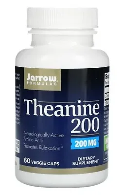 £14.99 • Buy Jarrow Formulas - Theanine 200 - 200 Mg - 60 Veggie Capsules