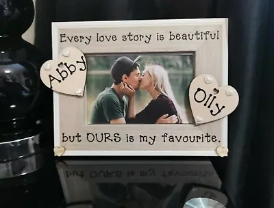 £11.95 • Buy Personalised Anniversary Photo Picture Frame. In Love Boyfriend Girlfriend.,