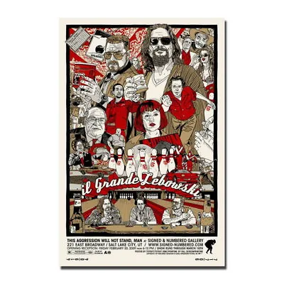 82480 The Big Lebowski Classic Movie Vintage Decor Wall Print Poster • $29.95