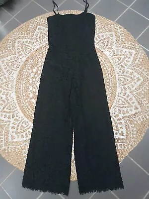 Ladies Sz 8 Bardot Lace Jumpsuit • $20