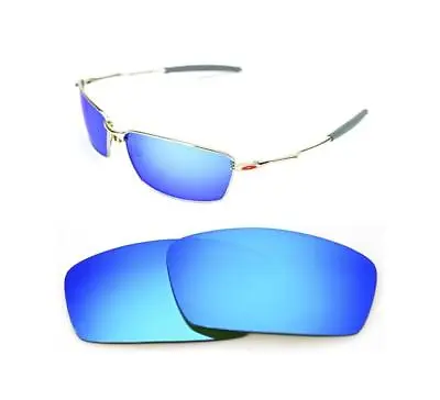 New Polarized Custom Ice Blue Lens For Oakley Square Whisker Sunglasses • £22.99