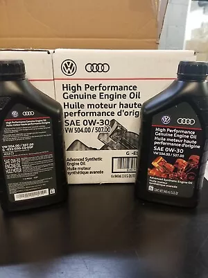 High Performance Genuine Engine Oil SAE 0W-30 VW 504.00 / 507.00 • $81.96