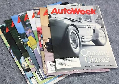AutoWeek Magazine 1999 Lot Of 9 Issues Auto Racing Jaguar XK 180 Audi S4 BMW • £24.29