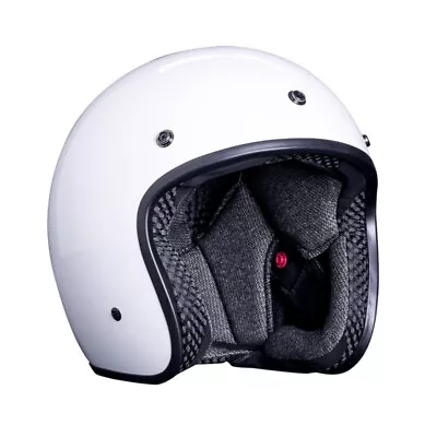 Kali Protectives Rava Gloss White 3/4 Open Face Motorcycle Helmet Adult XS • $38.99