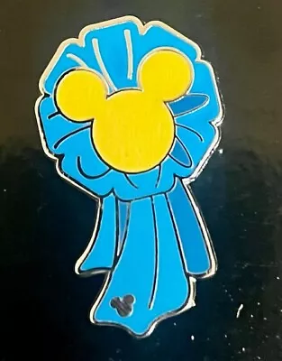 Disney Blue Ribbon Yellow Hidden Mickey Lapel Pin • $4.89