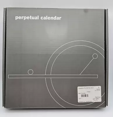 MoMA Museum Of Modern Art NYC Gideon Dagan Perpetual Calendar New In Box 2005 • $9.99