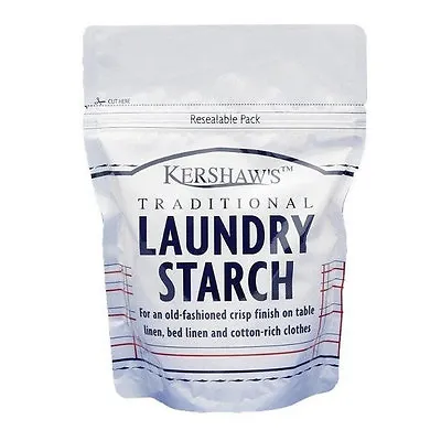 Traditional Laundry Starch Kershaws 500g Resealable Pouch. Gives A Crisp Finish • £12.19