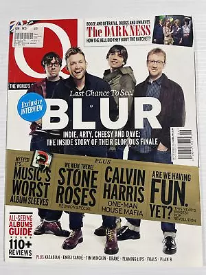 Q Magazine Last Chance To See Blur September 2012 The UK'S Biggest Music Mag • $25