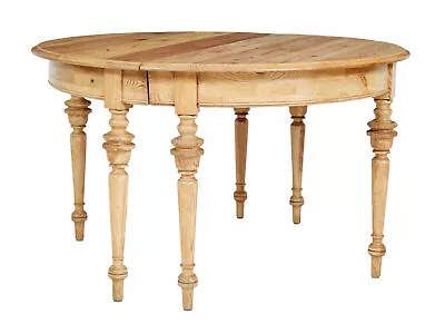 Pair Of Swedish 19th Century Pine Demi Lune Occasional Tables • $2320.46