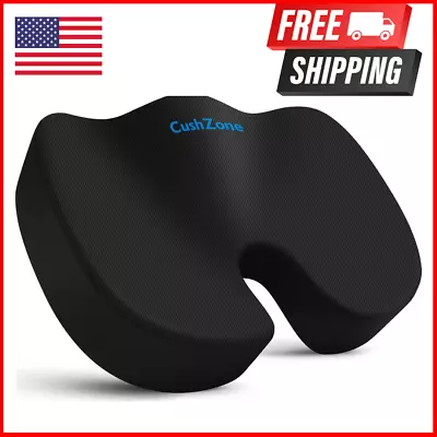 Thick Seat Memory Foam Cushion For Pressure Tailbone Back Pain Relief Office Car • $30.99