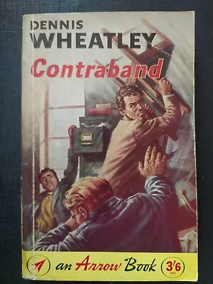 £6 • Buy Dennis Wheatley Contraband Arrow Book Vintage (first Arrow Edition 1960)