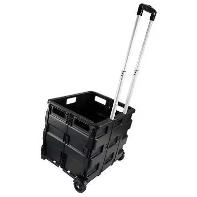 Olympia Tools 85-010 Grand Pack-N-Roll Plastic Portable Tool Carrier Cart Black • $31.15