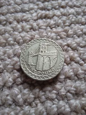 2005 Menai Bridge £1 One ROUND Coin Very Rare Collectable Circulated • £3