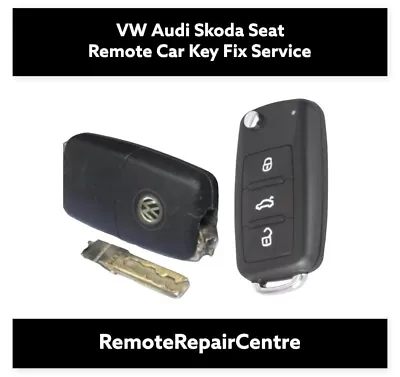 Volkswagen VW Transporter Golf MK4 Mk6 Bora T5 T6 3 Button Remote Key Fob Repair • $30.30