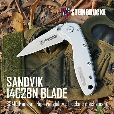 Outdoor Camping Fruit Hunting Wild Survival Tool EDC Folding Pocket Knife 3.1” • $9.99