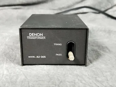 Denon AU-305 Step Up Transformer For MC Moving Coil  Phono Cartridge  • $165