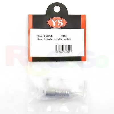 Ys Engine Parts Remote Needle Valve 91st # Yss6125s • $51.92