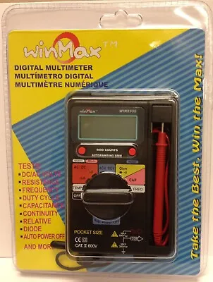 Winmax WIN8996 Pocket-size Digital Multimeter AC/DC Voltage DC Current Tester • $9.99