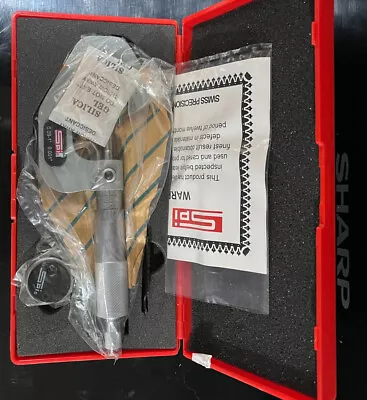 $268 • Buy SPI 13-823-0 Mechanical V-ANVIL Micrometer: .093-1.00″, 3 Flutes, Fitted Case