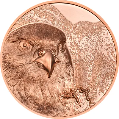 2023 Mongolia Wild Mongolian Falcon 50g Copper Proof-Like Coin • $62.73