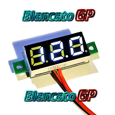 Micro Voltmeter From 3V A 30V Dc With LED Display Segments White 0.28   2 Rows • $15.95