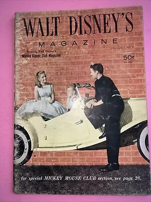 Vintage Walt Disney's Magazine Volume II No 5 Mickey Mouse Club 1957 • $9