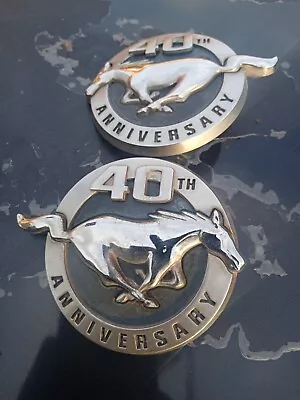 2004 Ford Mustang 40th Anniversary Badge Fender Emblem Emblems OEM Used S02 • $31.99