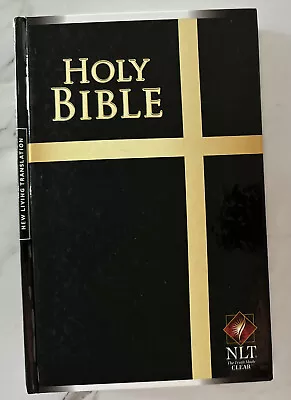 HOLY BIBLE NLT WORLDWIDE ED BLACK By Tyndale House - Hardback Cover • $16.99