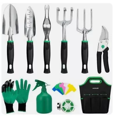 Gardening Tool Set11 Pieces Stainless Steel Hand Tool Kit Garden • £16.99