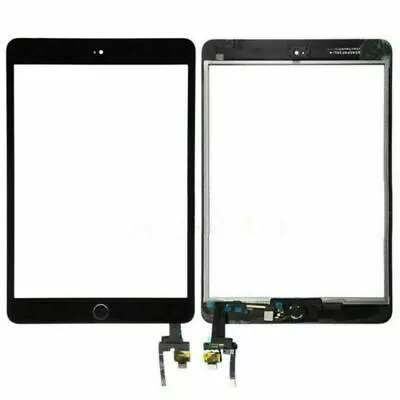 For IPad Mini 3 A1599 A1600 Touch Screen Digitizer With Home Button Replacement • £17.58