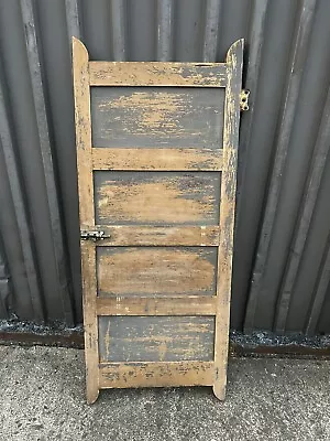 C1890 Vintage Pine Saloon Style Door 54” X 22.5 Original Hardware Restroom Stall • $198