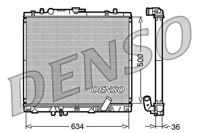 DENSO Radiator For MITSUBISHI L 200 Pajero Sport I 01-07 MR571147 • $152.19