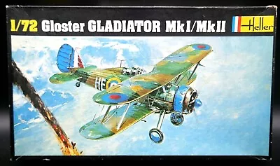 Heller MIB 1/72 Gloster Gladiator Last Bi-wing British Fighter • $7.95