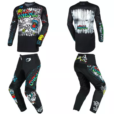 O'Neal Element V.24 Rancid Jersey Pants Motocross Ride Dirt Bike Gear Combo Set • $114.98