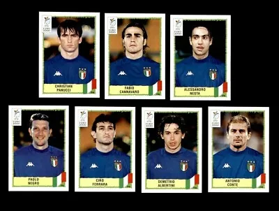 Panini Euro 2000  Italy Team X 7 Stickers • £2.99