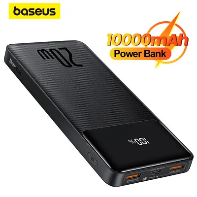 $35.99 • Buy Baseus PD 20W Power Bank 10000mAh External Battery Powerbank Portable Charger