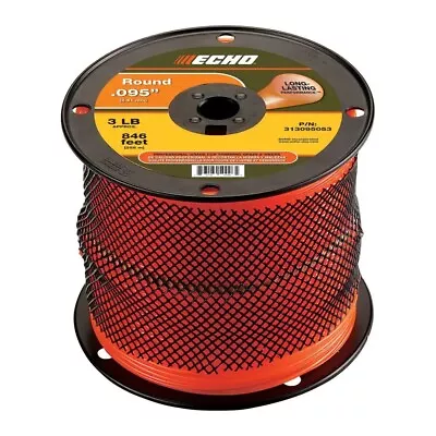 ECHO Genuine 3 Lb Spool .095  (dia.) Round Trimmer Line 313095053 • $36.99