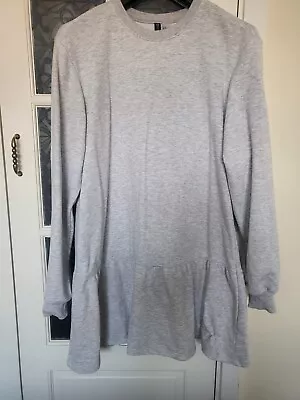 HM Jersey Dress Grey M • £0.99