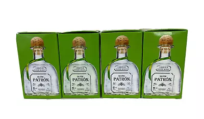 Lot 4 Empty Boxes Silver Patron Tequila Original Green • $15.79