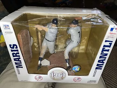 1961 Mickey Mantle & Roger Maris McFarlane Cooperstown 2 Figure Boxed Set New • $59