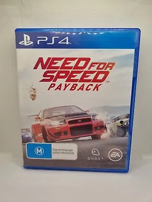 Need For Speed Payback Sony Playstation 4 PS4 Game - VGC FREE SHIPPING 🇦🇺 • $25.10