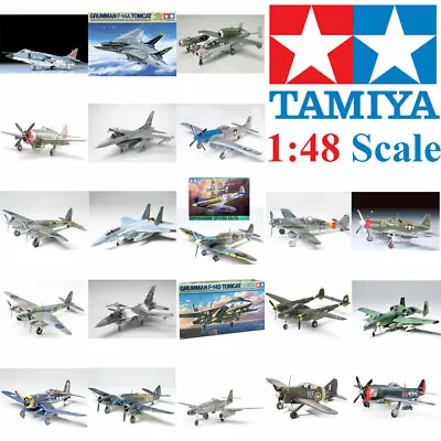 Tamiya 1:48 Plastic Model Aircraft Kit Multiple Choice • £20.95