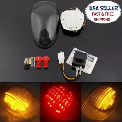 Taillight Integrated Turn Signals For Kawasaki Meanstreak Classic/LT/Custom US • $59.89