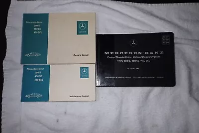 Mercedes 280S 450SESEL Factory Part CatalogOwners ManualMaintence Booklet • $200